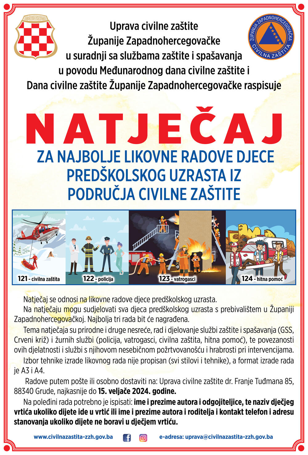 plakat natjecaj predskolsku djecu